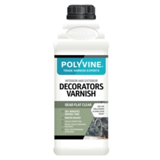 POLYVINE DECORATORS VARNISH DEAD FLAT 500MLS