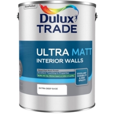 DULUX TRADE ULTRA MATT INTERIOR WALLS  COLOUR EDB 5LT