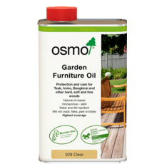 OSMO GARDEN FURNITURE OIL CLEAR 028 LITRE