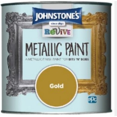 JOHNSTONE'S Revive Metallic Paint Gold 375ml