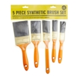 Rodo JOB DONE 5-PIECE SYNTHETIC BRUSH SET