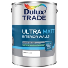 DULUX TRADE ULTRA MATT INTERIOR WALLS  COLOUR MB 5LT