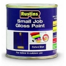 RUSTINS QD SMALL JOB OXFORD BLUE 250ML SATIN