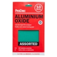 PRODEC ALUMINIUM OXIDE SHEETS ASSORTED 10 PACK