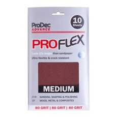 PROFLEX SANDING SHEETS MEDIUM 10 PACK