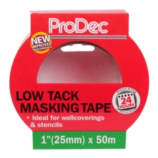 RODO LOW TACK MASKING TAPE 25mm
