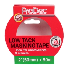 RODO LOW TACK MASKING TAPE 50mm