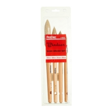 RODO WINDSOR 4 PIECE SASH BRUSH SET (PWINSB4P)
