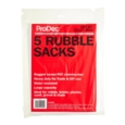 RODO RUBBLE SACKS (PKT 5) PWRS5