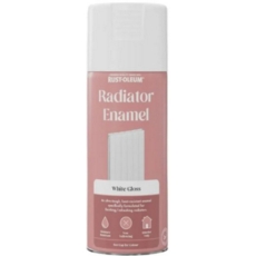 Rust-Oleum Radiator Enamel White Gloss 400mls