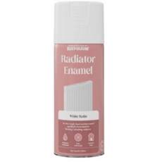 Rust-Oleum Radiator Enamel White Satin 400mls