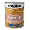 RONSEAL INTERIOR VARNISH SATIN GRAPHITE 250MLS