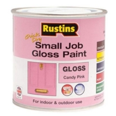 RUSTINS QD SMALL JOB CANDY PINK GLOSS 250ML