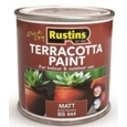 RUSTINS TERRACOTTA PAINT MATT 250MLS