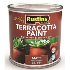 RUSTINS TERRACOTTA PAINT MATT 250MLS