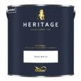 DULUX TRADE HERITAGE EGGSHELL TRUE WHITE 2.5L