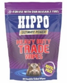 HIPPO HEAVY DUTY WIPES REFILL PACK (80)