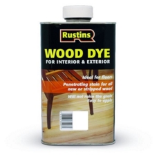 RUSTINS WOOD DYE DARK TEAK 1LITRE