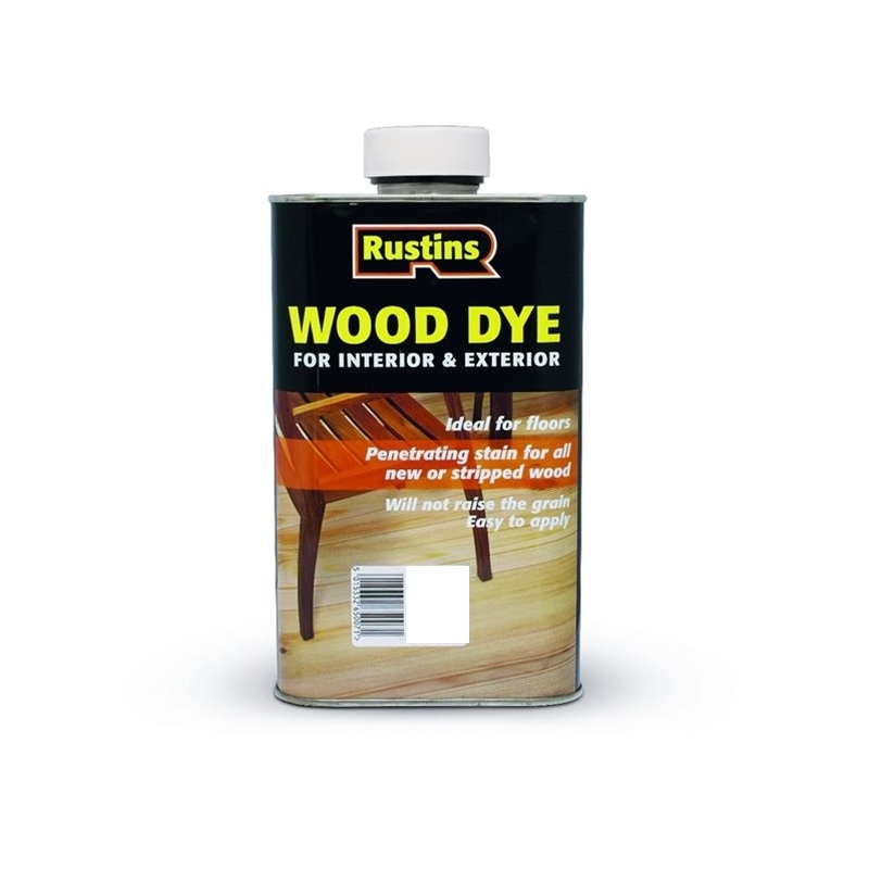 RUSTINS WOOD DYE DARK OAK 2.5LITRE Winterstoke Decorators Supplies