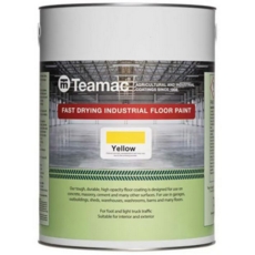 TEAMAC INDUSTRIAL FLOOR PAINT YELLOW  5LITRE