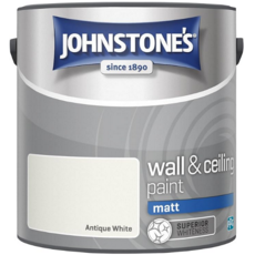 JOHNSTONE'S WALL & CEILING MATT ANTIQUE WHITE 2.5LITRE