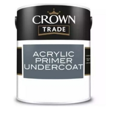 CROWN TRADE Acrylic Primer U.Coat White 2.5LITRE