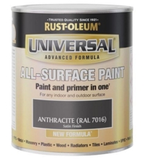RUST-OLEUM UNIVERSAL ANTHRACITE RAL 7016 SATIN 750M