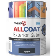 ZINSSER ALLCOAT EXT WATER BASED SATIN ANTHRACITE  2.5L