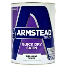 ARMSTEAD QUICK DRY SATIN BRILLIANT WHITE LITRE