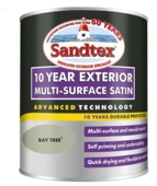 SANDTEX  10 YEAR SATIN MULTI SURFACE   BAY TREE 750ML