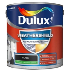 DULUX RETAIL W/SHIELD SMOOTH MASONRY Black 2.5LT