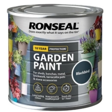 Ronseal Garden Paint Black Bird 250ml