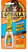 GORILLA SUPER GLUE BRUSH & NOZZLE 12GRM