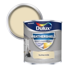 DULUX RETAIL W/SHIELD  SMOOTH MASONRY  Buttermilk 250ML