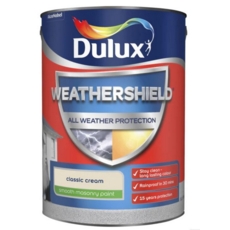 DULUX RETAIL WEATHERSHIELD SMOOTH CLASSIC CREAM  5LTS