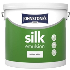 JOHNSTONE'S CONTRACT SILK BRILLIANT WHITE 5LITRE