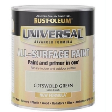 RUST-OLEUM UNIVERSAL COTSWOLD GREEN SATIN 250ML