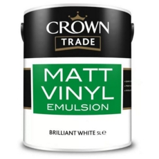 CROWN TRADE Matt BRILLIANT WHITE 5LITRE