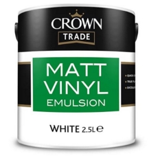 CROWN TRADE Matt WHITE 2.5LITRE