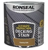 RONSEAL ULTIMATE DECKING STAIN COUNTRY OAK 2.5LT