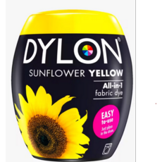 DYLON ALL IN 1 FABRIC DYE MACHINE POD SUNFLOWER YELLOW