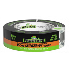 FROG DOUBLE SIDED POLY HANGING CONTAINMENT TAPE 36MM X 22.8M