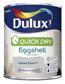 DULUX QUICK DRY EGGSHELL GOOSE DOWN 750ML