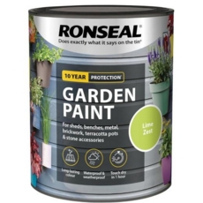 Ronseal Garden Paint Lime Zest 750ml