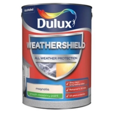 DULUX RETAIL WEATHERSHIELD SMOOTH MAGNOLIA 5LITRE