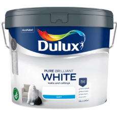 DULUX RETAIL MATT BRILLIANT WHITE 10LITRE