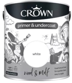 CROWN QD WOOD MDF PRIMER UNDERCOAT WHITE 2.5L