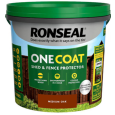 RONSEAL ONE COAT SHED & FENCE PROTECTOR MEDIUM OAK 5LITRE