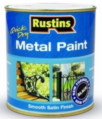 RUSTINS Metal Paint Black 250ml