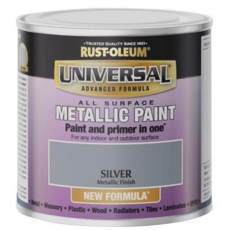 Rust-Oleum Universal  METALLIC SILVER  250mls